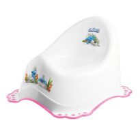 Potty with anti-slip platform